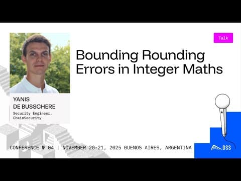 Bounding Rounding Errors in Integer Maths