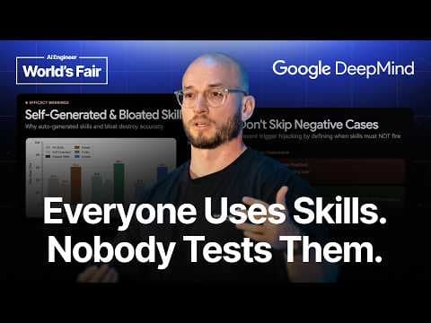 Don't Ship Skills Without Evals — Philipp Schmid, Google DeepMind