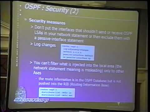 Black Hat USA 2002 - IP Backbone Security