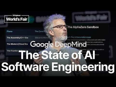 "Software engineering is not about writing code" — Benoit Schillings, Google DeepMind VP of Research