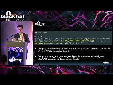Black Hat Europe 2025 | China's Nexus APT Exploiting Ivanti Endpoint Manager Mobile