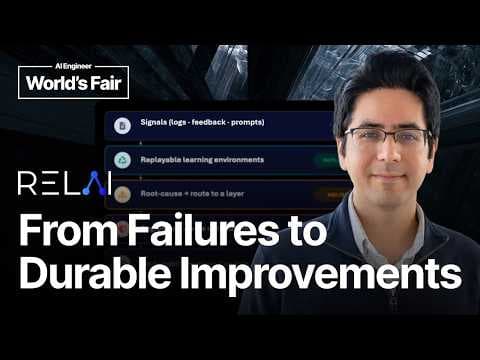 Continual Learning for AI Agents: From Failures to Durable Improvements - Soheil Feizi, RELAI