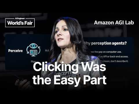 Perception Agents — Antje Barth, Amazon AGI Lab