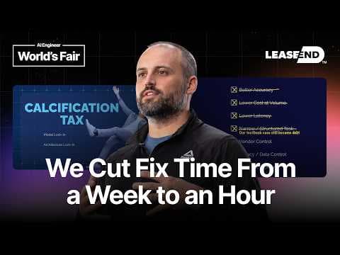 Your Fine-Tuned Model Is Tech Debt: A 50x ROI House of Cards — Dan Bjornn, Lease End