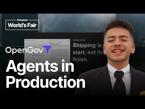 Agents in Production: How OpenGov Built and Scaled OG Assist - Gabe De Mesa, OpenGov