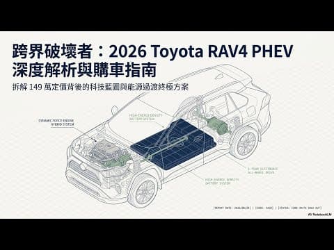 2026 RAV4 PHEV 值得買嗎？揭開 131km 油耗背後的致命財務陷阱！