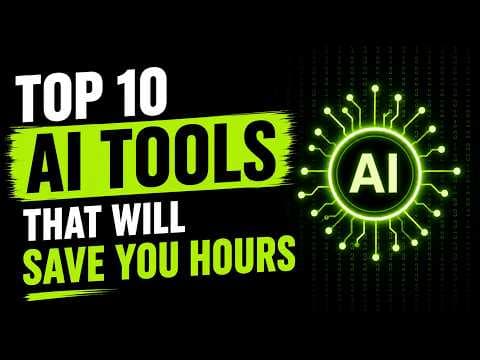 Top 10 AI Tools That Will Save You Hours in 2026 | Best AI Productivity Tools
