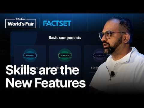 Skills are new features: Building Skill-Centric Harness — Yogendra Miraje, FactSet