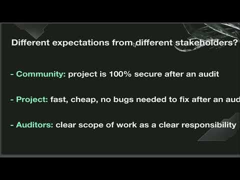 What Should the Scope of the Web3 Audit Look Like?, Denis Ivanov - DeFi Security Summit 2022