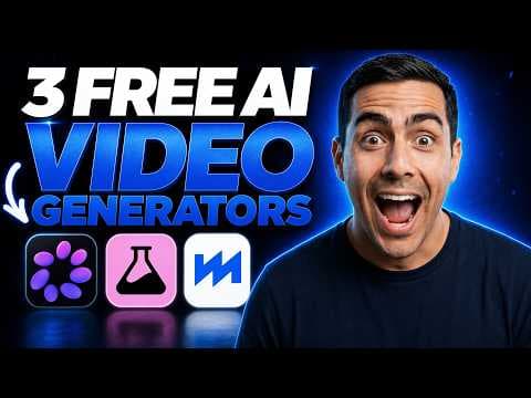 STOP Paying! The ONLY 3 FREE & UNLIMITED AI Video Generators You Need