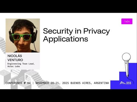 Security in Privacy Applications