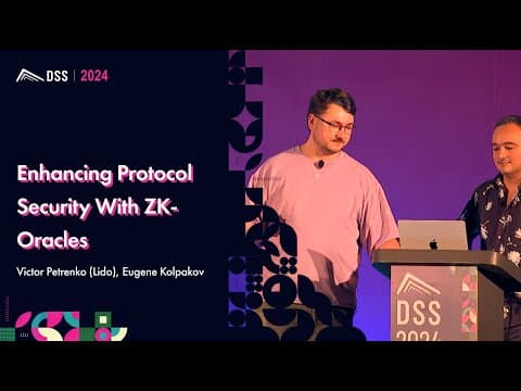 Enhancing Protocol Security With ZK-Oracles | Victor Petrenko (Lido), Eugene Kolpakov