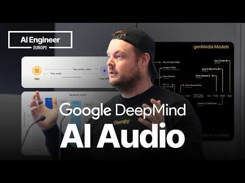 From Transcription to Live Music: Gemini's Audio Stack — Thor Schaeff, Google DeepMind