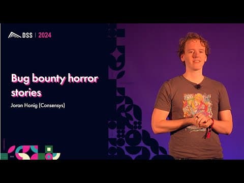 Bug bounty horror stories | Joran Honig (Consensys)