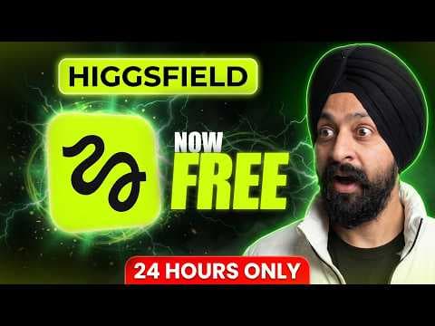 FREE Unlimited AI Videos 🔥 Higgsfield Is Now Completely Free for 24 hours only #ai #aivideo