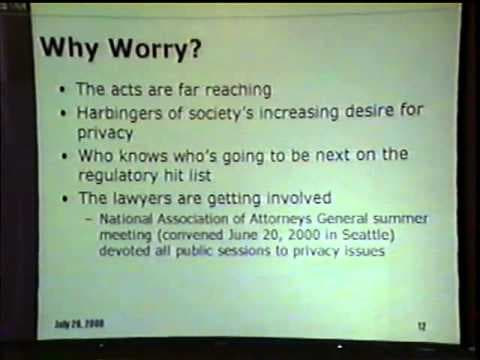 Black Hat USA 2000 - Data Privacy: What should the CIO and CISO be doing? Part 1-2