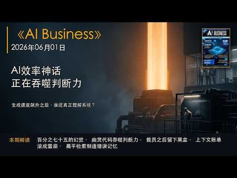 《AI Business》2026年06月01日深度解读 - 百分之七十五的幻觉、幽灵代码吞噬判断力、上下文账单滚成雪崩