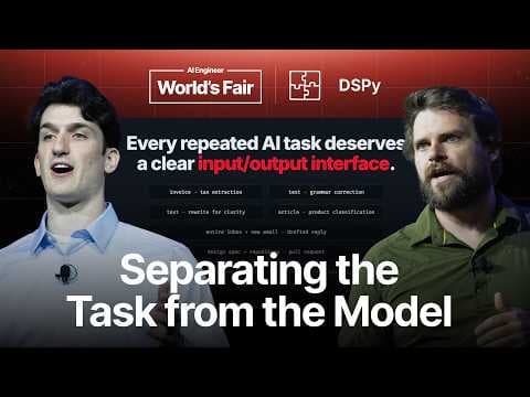 The Unreasonable Effectiveness of Separating the Task from the Model — Maxime Rivest, DSPy