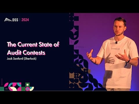 The Current State of Audit Contests | Jack Sanford (Sherlock)