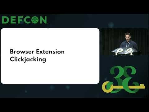 DEF CON 33 - Browser Extension Clickjacking: One Click and Your Credit Card Is Stolen  - Marek Tóth
