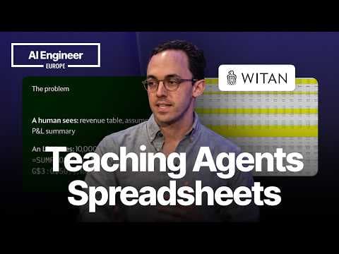 Teaching Coding Agents to do Spreadsheets - Nuno Campos, Witan Labs