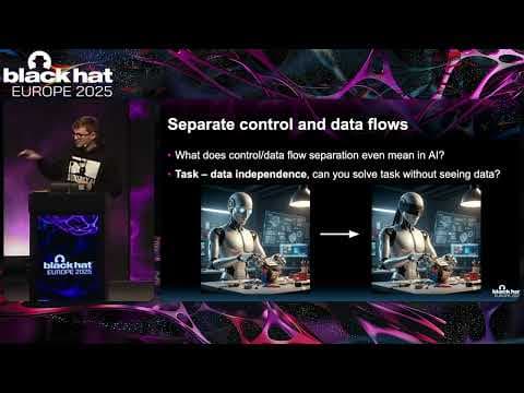 Black Hat Europe 2025 | Why We Can't Retrofit Old Security Principles Onto AI Agents