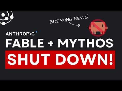 Claude Fable 5 And Mythos 5 Just Got Shut Down By The Government!