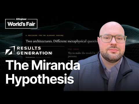 The Miranda Hypothesis: How Hamilton Poisoned Persona Evals - Jacob E. Thomas, Results Gen