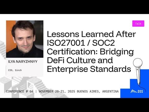 Lessons Learned After ISO27001 / SOC2 Certification: Bridging DeFi Culture and Enterprise Standards