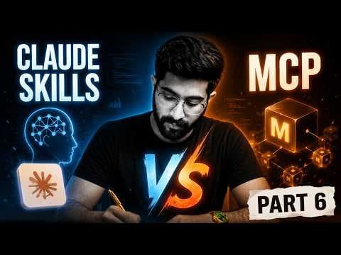 Claude Skills Vs MCP | MCP Telugu Course - Part 6 | Vamsi Bhavani