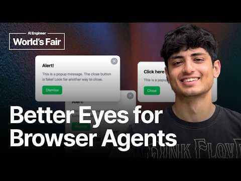 Browser Agents Don't Need Better Models. They Need Better Eyes. - Kushan Raj, ARK