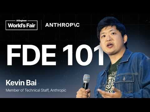 Forward Deployed Engineering 101 — Kevin Bai, Anthropic, ex Palantir & Rippling Founding FDE