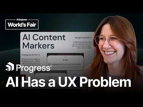 The UX of AI: Making AI-Powered Apps Your Users Don't Hate - Kathryn Grayson Nanz, Progress Software