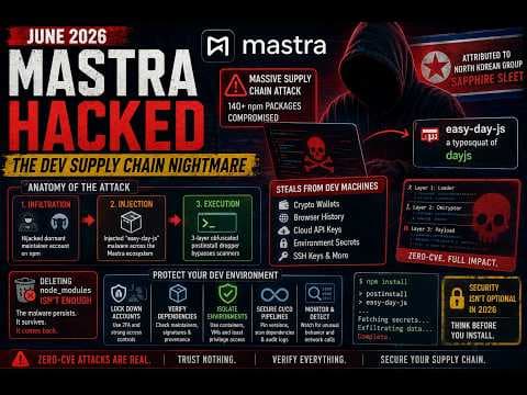 How North Korea Hacked the AI Supply Chain (Mastra npm Attack)