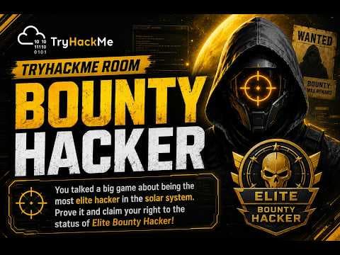 🏴‍☠️ TryHackMe | Bounty Hacker Walkthrough | Complete Beginner-Friendly CTF Write-up | English