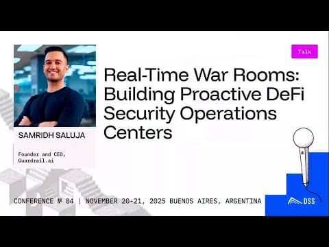 Real-Time War Rooms: Building Proactive DeFi Security Operations Centers