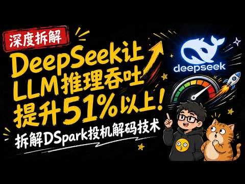 DeepSeek让LLM推理吞吐提升51%以上！拆解DSpark投机解码技术