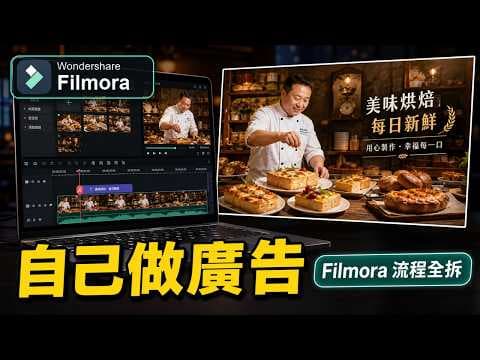 【AI廣告營利】不用請攝影師也能做電商廣告！AI繪畫｜圖像轉影片｜AI字幕｜Filmora 教學 #AI廣告 #AI廣告教學 #商品廣告 #AI繪畫 #AI商品圖 #GPTImage #圖像轉影片