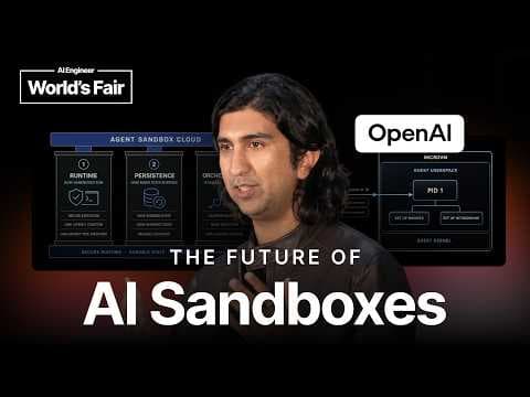 From fork() to Fleet: Designing an Agent Sandbox Cloud — Abhishek Bhardwaj, OpenAI