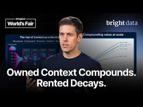 The Rise of CaaS: Context-as-a-Service for Agentic AI — Omer Primor, Bright Data