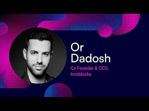 DeFi Security Summit 2023 - Session 9: Focused Talks 1 - Or Dadosh
