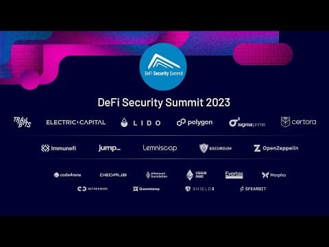 DeFi Security Summit 2023 - Sponsor Interviews