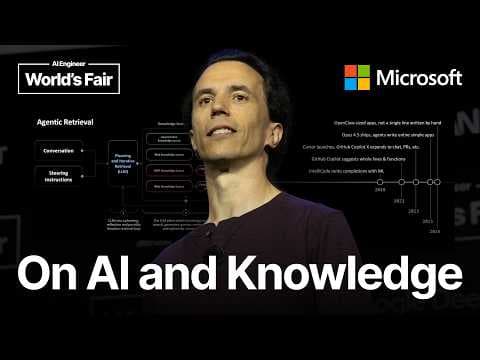 On AI and Knowledge — Pablo Castro, Distinguished Engineer & CVP for AI Knowledge, Microsoft