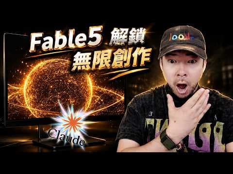 10分鐘搞定5個神級網頁！揭秘 Fable 5 的全自動 3D 網頁設計工作流