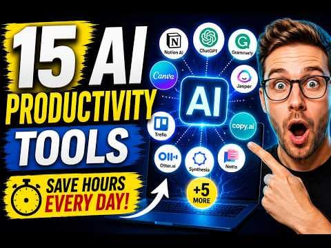 15 AI Productivity Tools That Will Save You Hours Every Day (2026)