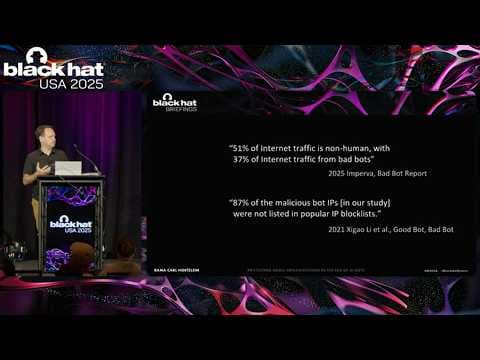 Black Hat USA 2025 | Protecting Small Organizations in the Era of AI Bots