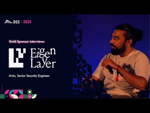 Eigen Layer - DeFi Security Summit 2024 Gold Sponsorship Interviews
