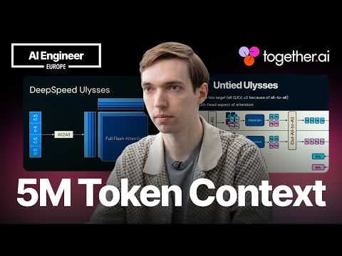 Road to 5 Million Tokens: Breaking Barriers in Long Context Training — Max Ryabinin, Together AI