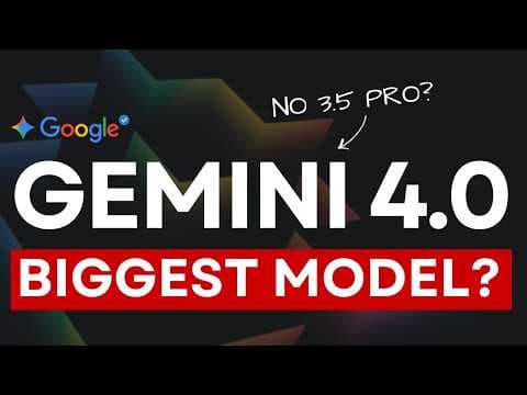 Gemini 4 Is Coming, 3.5 Pro Is Being Left Behind!