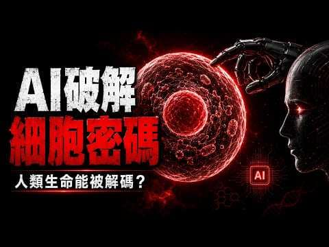 「4年內人類將不再有病？AI暴力破解10億細胞數據，大藥廠集體破產真相曝光！🚨」